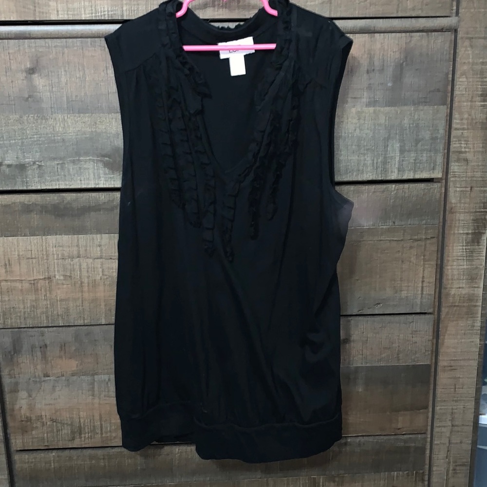 Ann Taylor Loft Tank Top with Ruffles